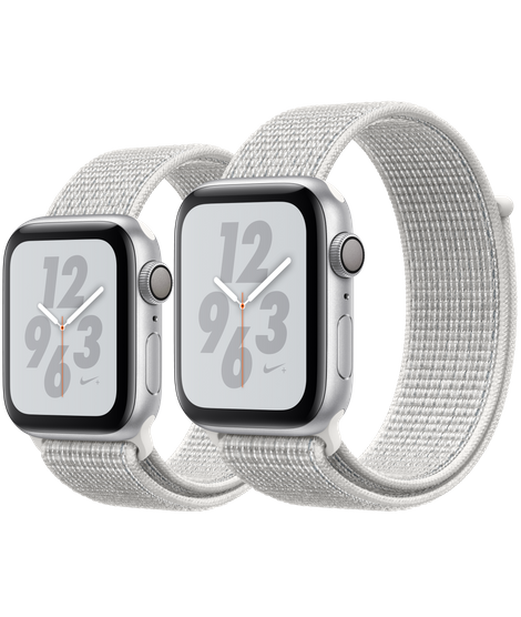 apple watch nike silver aluminum